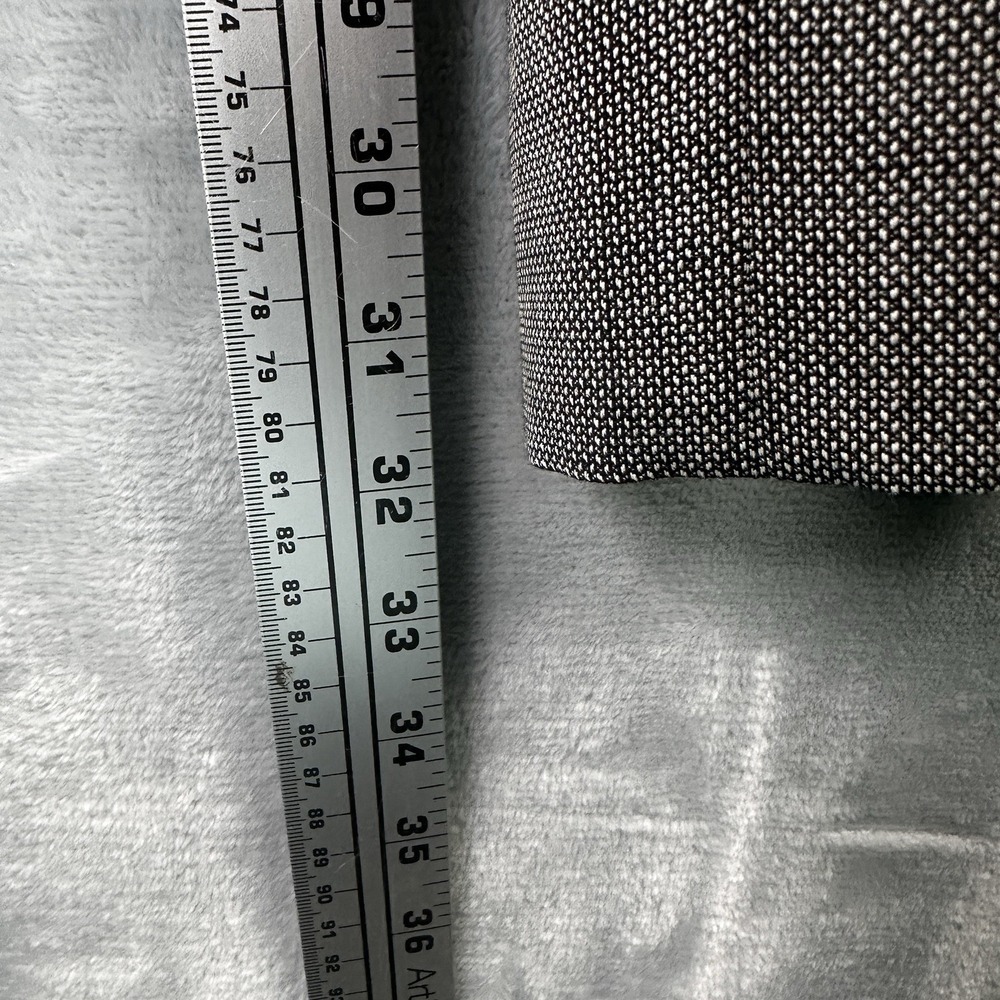 Santorelli Stuart Pants 35x31 Mid Grey 100% Pure Wool Dress Trousers - Picture 4 of 9